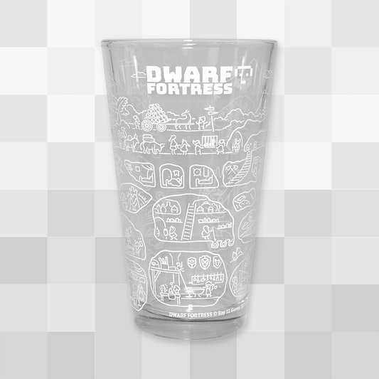 Fortress Cross-Section Pint Glass
